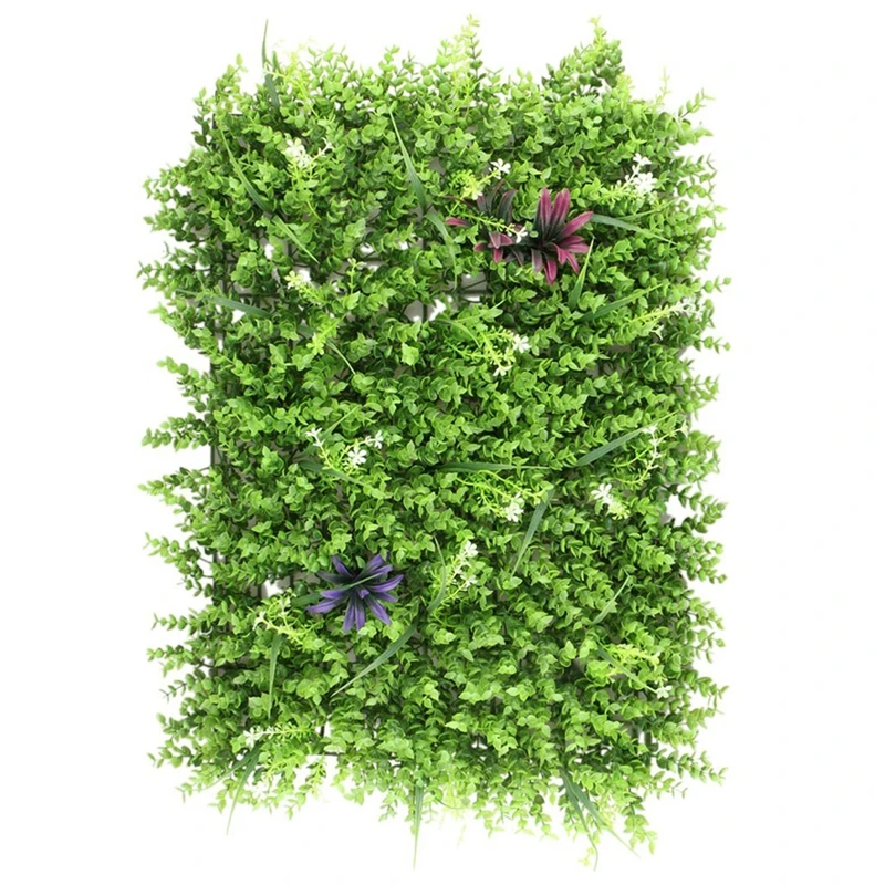 

60x40cm Artificial Meadow Artificial Grass Wall Panel for Wedding or Home Decorations - 2 #