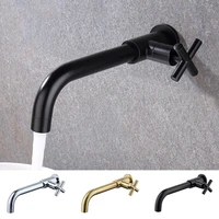 hot%ef%bc%81brass wall mounted sink basin basin faucet bathroom cold water tap rotation spout bathroom kitchen supplies