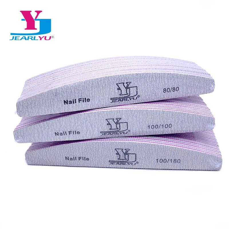10 шт. профессиональный пилка для ногтей буфер шлифовальный Маникюр 80/100/180 блок