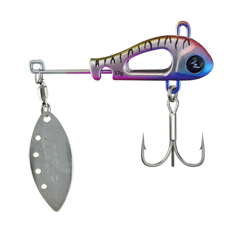 

2Pcs Mini Rotating Metal VIB vibration Bait Spinner Spoon Fishing Lures 6/8/12/17g Jigs Trout Fish Hard Baits Tackle Pesca