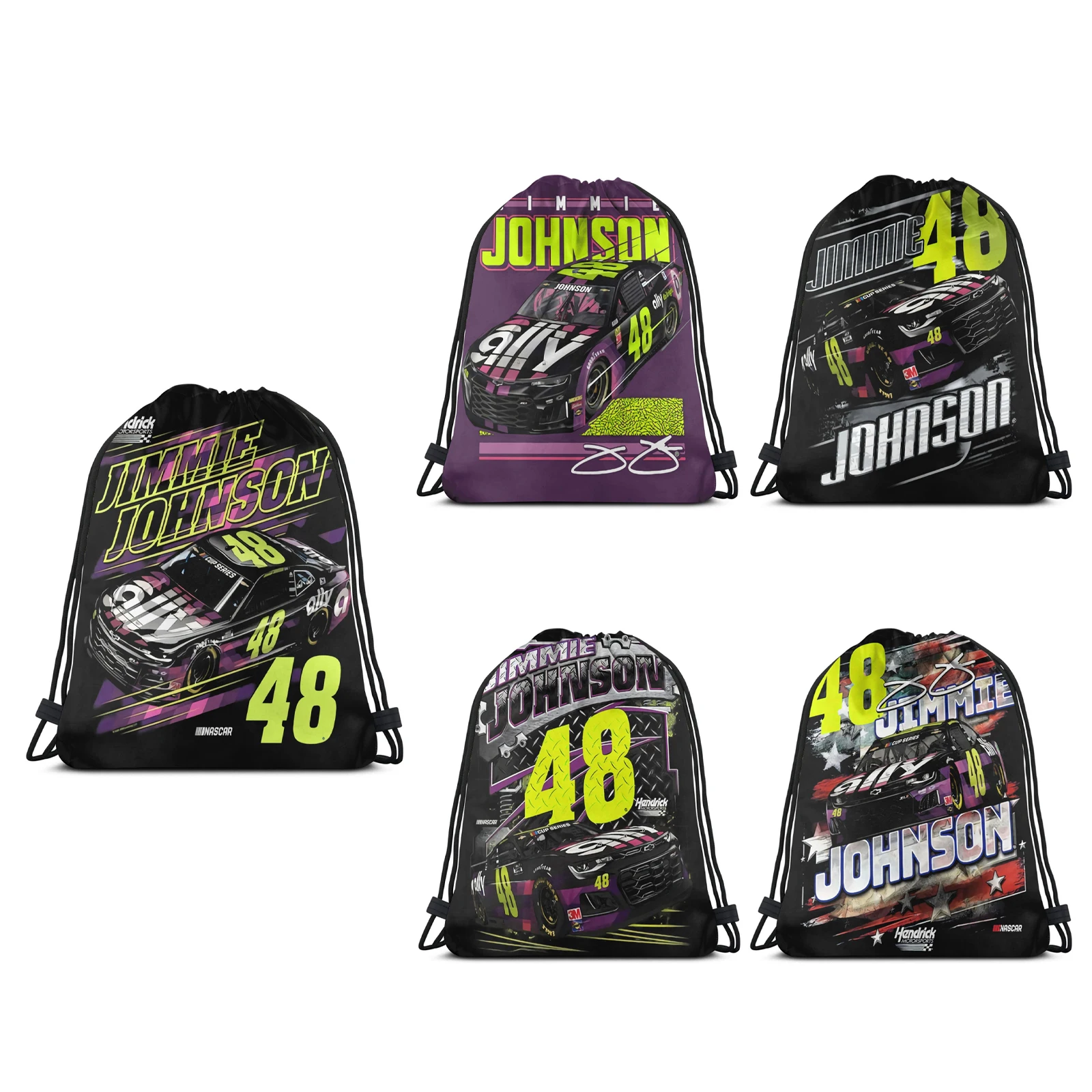 

Jimmie Johnson 48 Шнурок Рюкзак Спортивная Сумка для тренажерного зала дорожный рюкзак Gymsack рюкзак