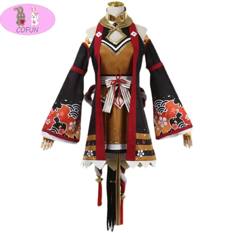 

Аниме! Umamusume: красивый Дерби китазан, черный боевой костюм, элегантная форма, костюм для косплея, костюм для Хэллоуина, женский костюм для веч...