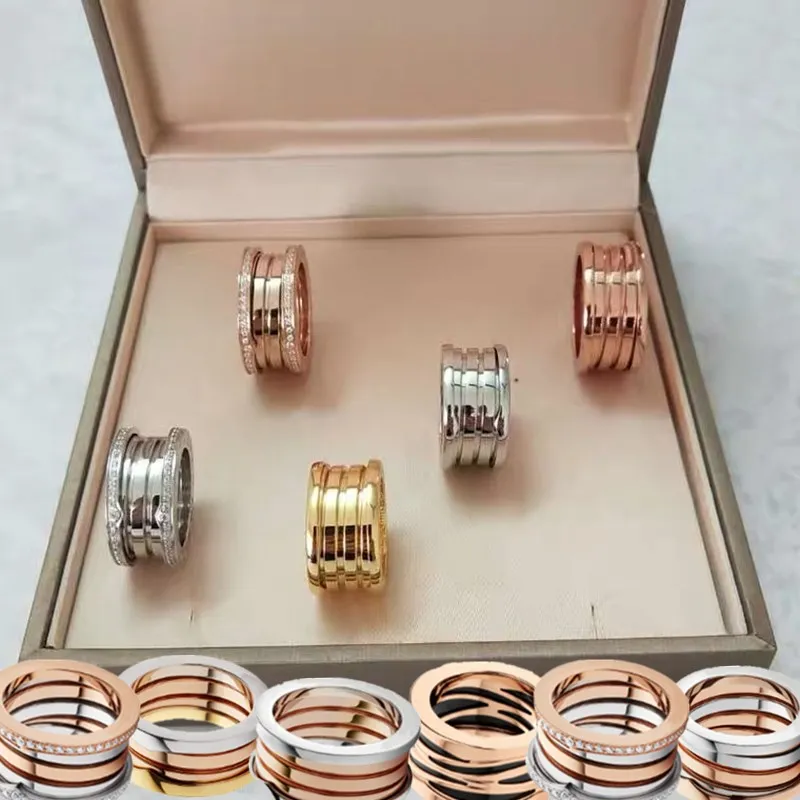 

Spring-shaped titanium steel ring and rose gold women's original ring Engagement ring 5-10 Roman numbers