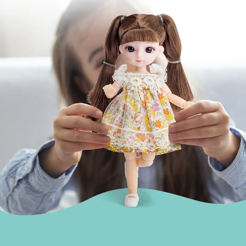 Красивая кукла 50LE с глазами для вечеринки свежее Кукольное платье обучающая