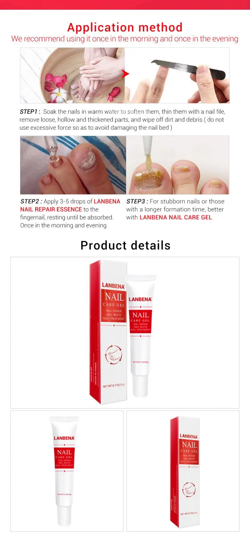

Fungal Nail Treat Nutritional Fungus Removal Gel Anti Infection Paronychia Onychomycosis Nail Treatments Tools TSLM1