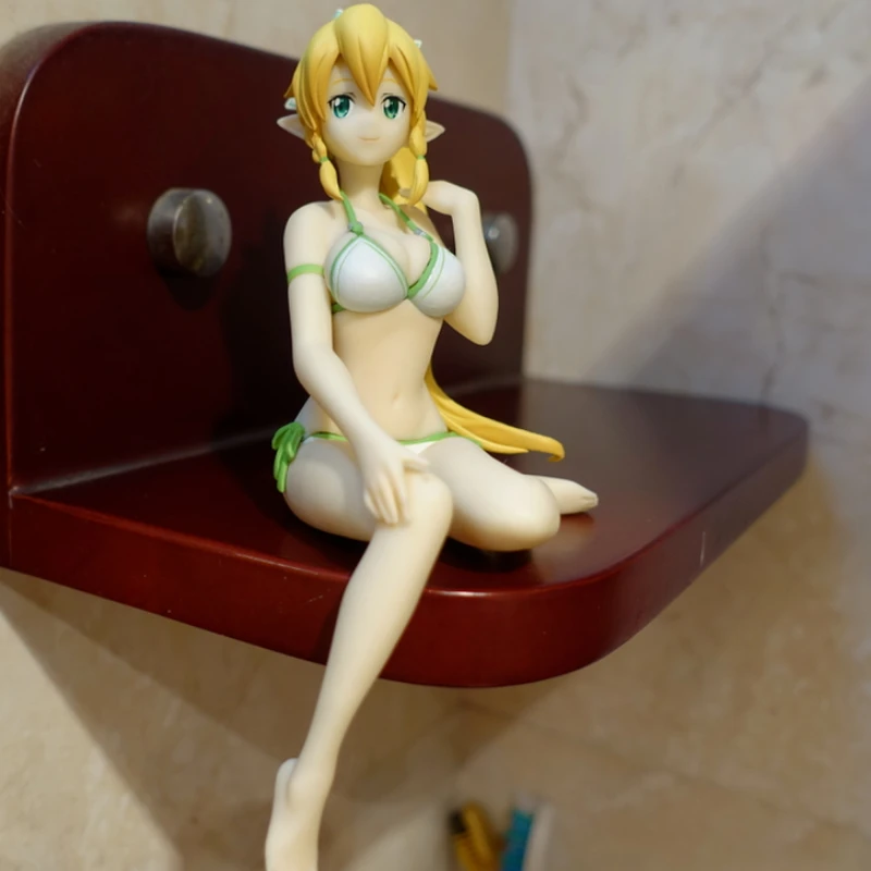 

Anime Sword Art Online Action Figure 1/8 Kirigaya Suguha PVC Swimsuit Girl Pressed Instant Noodles Ornaments Model Toy Gift