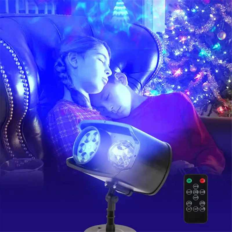 

LED Halloween Christmas Projection Lights Multi Patterns Waterproof Outdoor Indoor Xmas Party 3D Projection Laser Stage Lamp