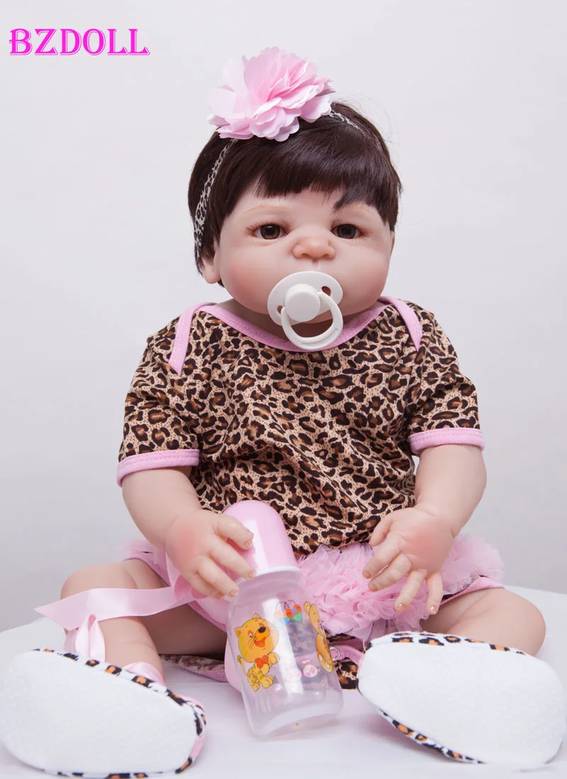 Кукла реборн силиконовая Реалистичная мягкая виниловая игрушка для