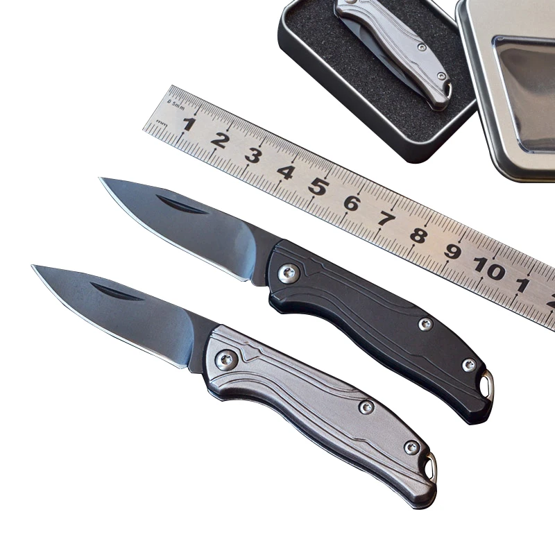 Складной нож из алюминиевого сплава высокопрочный и светильник портативный