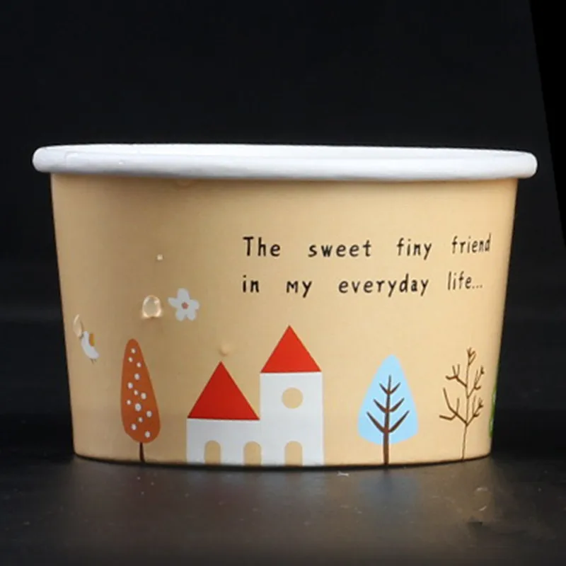 100 шт высокое качество одноразовые стаканы для мороженого детский день рождения