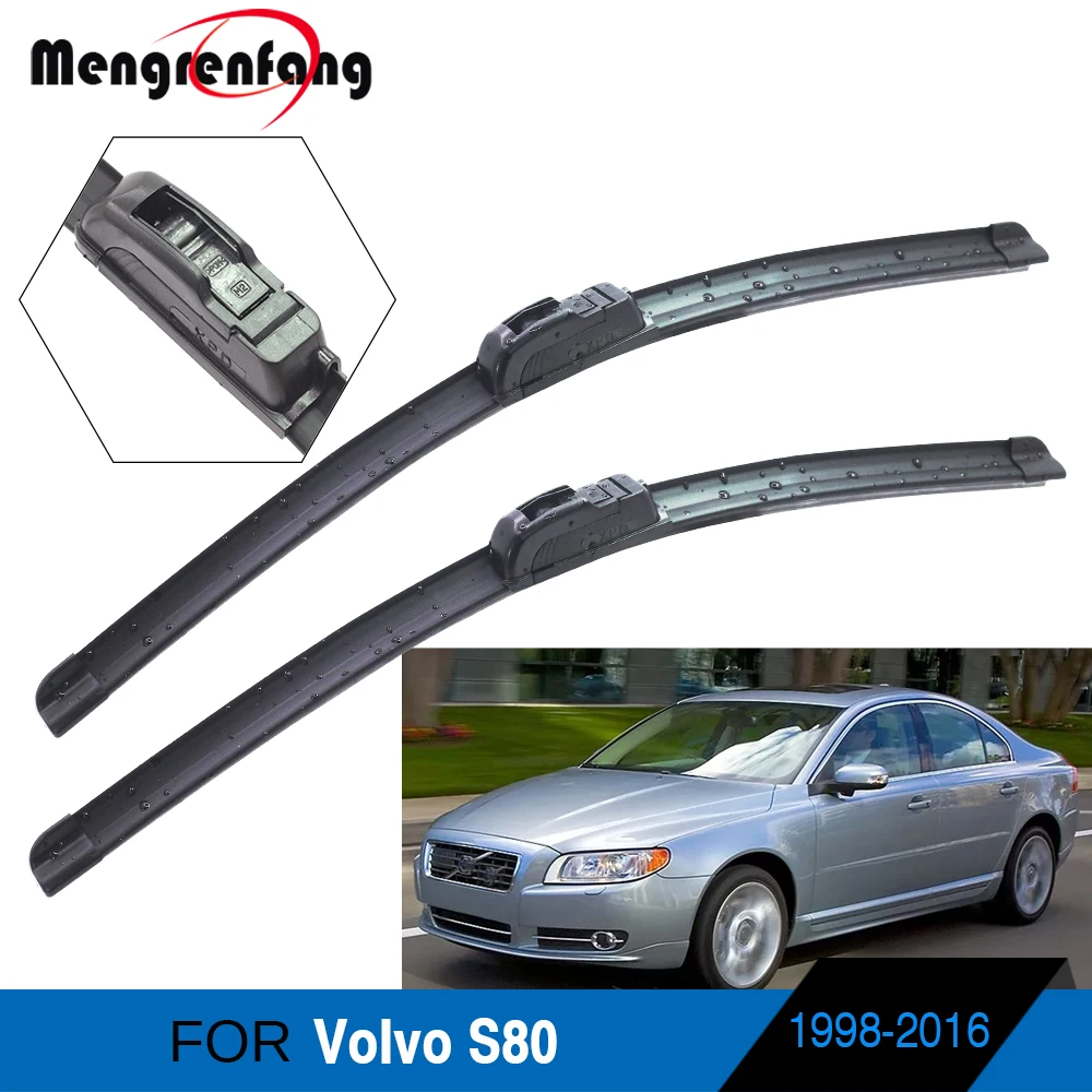 Щетки стеклоочистителя для лобового стекла Volvo S80 мягкие резиновые щетки J Hook &amp