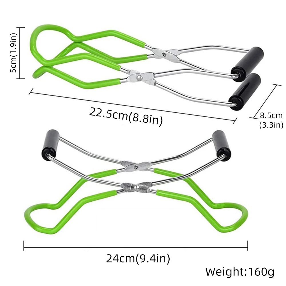 

Canning Jar Tong Stainless Steel Anti-Scalding Lifter Non-Slip Feeding Bottle Clip For Home Kitchen Tools Safe And Secure Grip