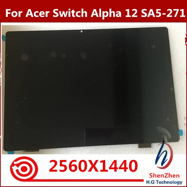 Оригинальный Новый 12 дюймовый ЖК дисплей для Acer Switch Alpha кодирующий
