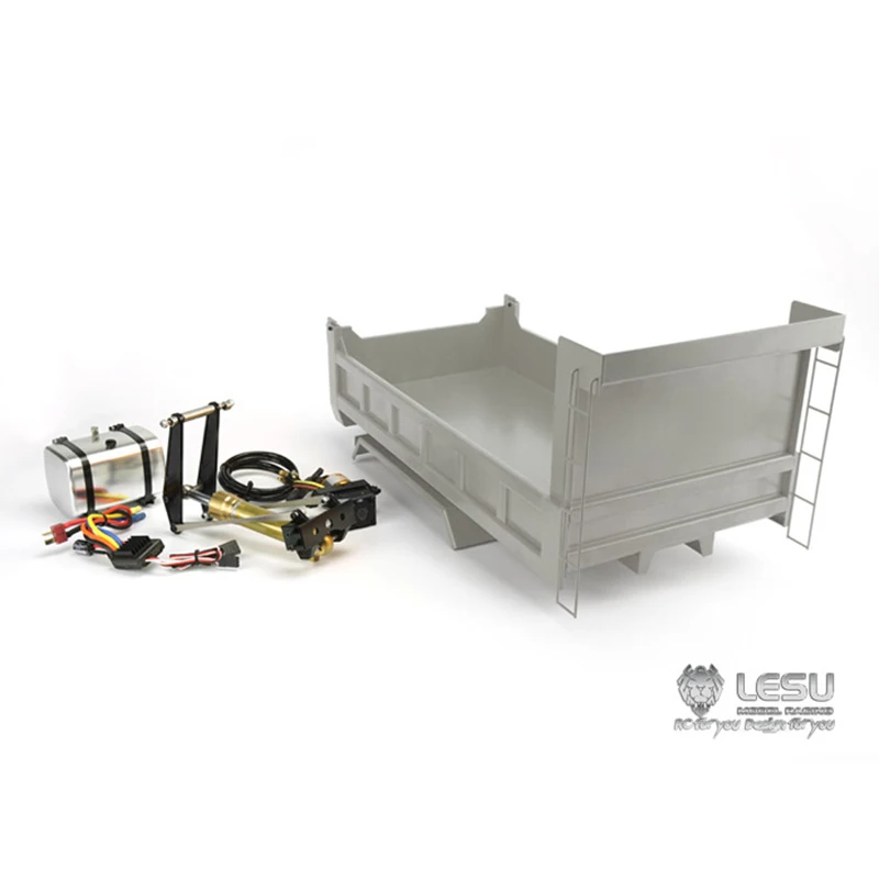 

1/14 LESU гидравлическая система металлическое ведро для TAMIYA 6x6 RC самосвал