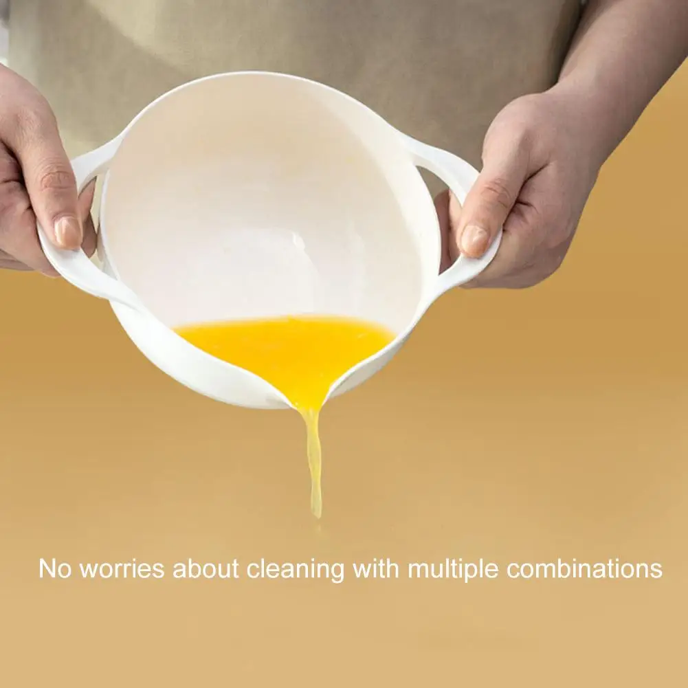 

5-in-1 Kitchen Colander Bowl Set Large Plastic Washing Bowl and Strainers Multipurpose Colanders Strainers Set for Vegetables