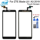 Сенсорный экран 5,0 ''для ZTE Blade L8  ZTE Blade A3 2019, сенсорный экран для ZTE A3 2019ZTE L8, инструменты для сенсорного стекла