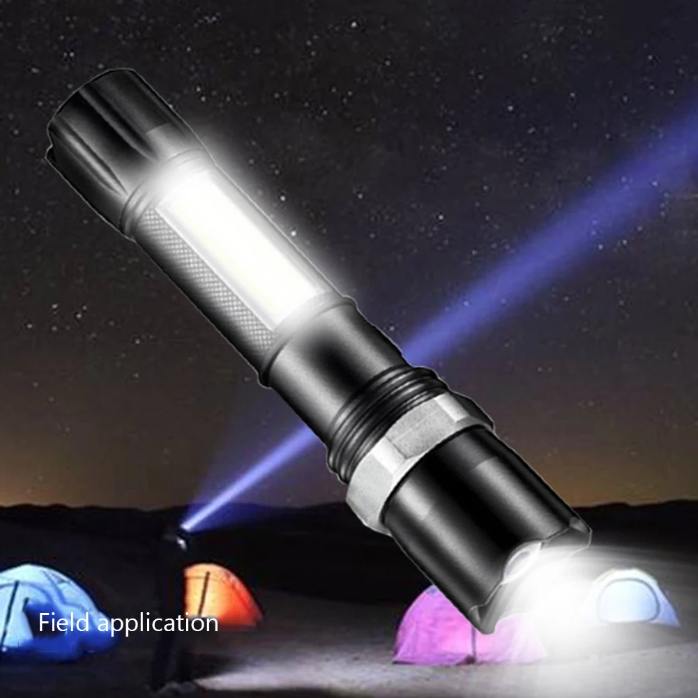 

Светодиодный мини-фонарик с регулируемым зумом, фонарик, гаджет с USB-зарядкой, уличное освещение для кемпинга и путешествий