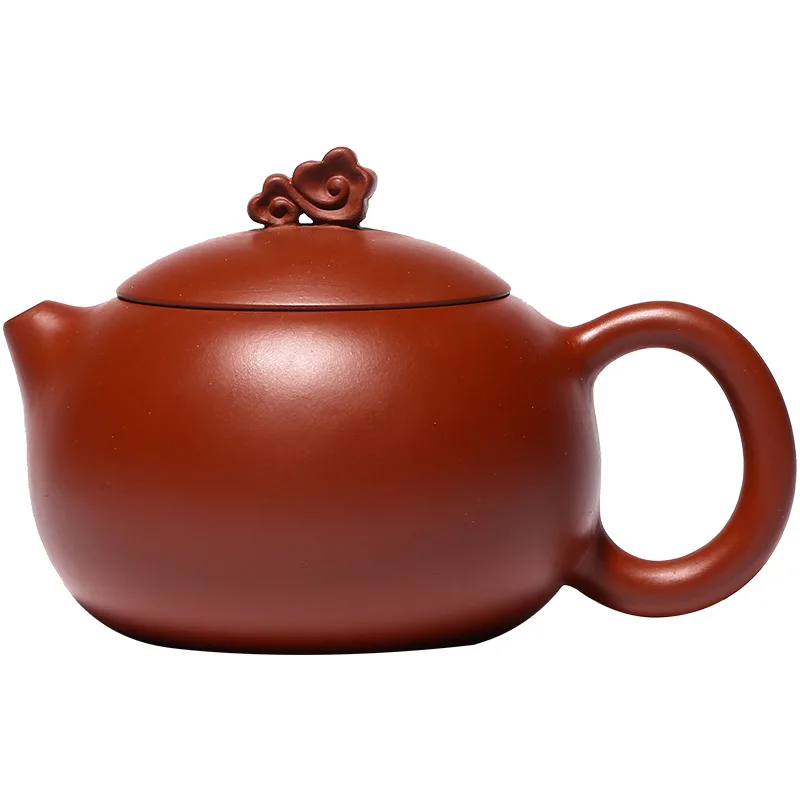 

Yixing teapot master handmade Xiangyun Xishi teapot raw material Dahongpao clay purple clay teapot tea set