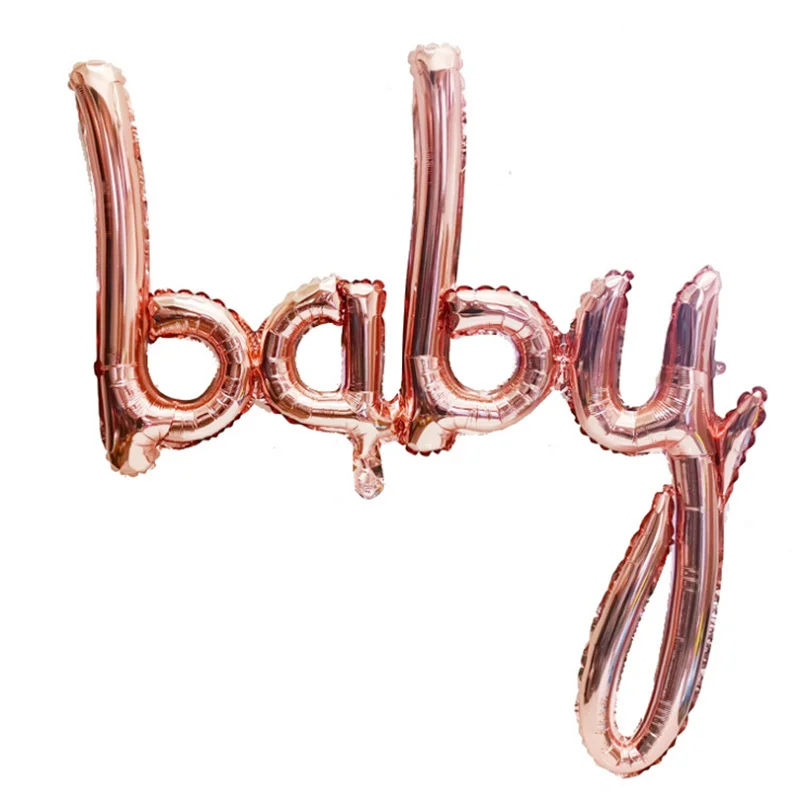 1st на день рождения из розового золота сиамские воздушные шары 1 шт. один для