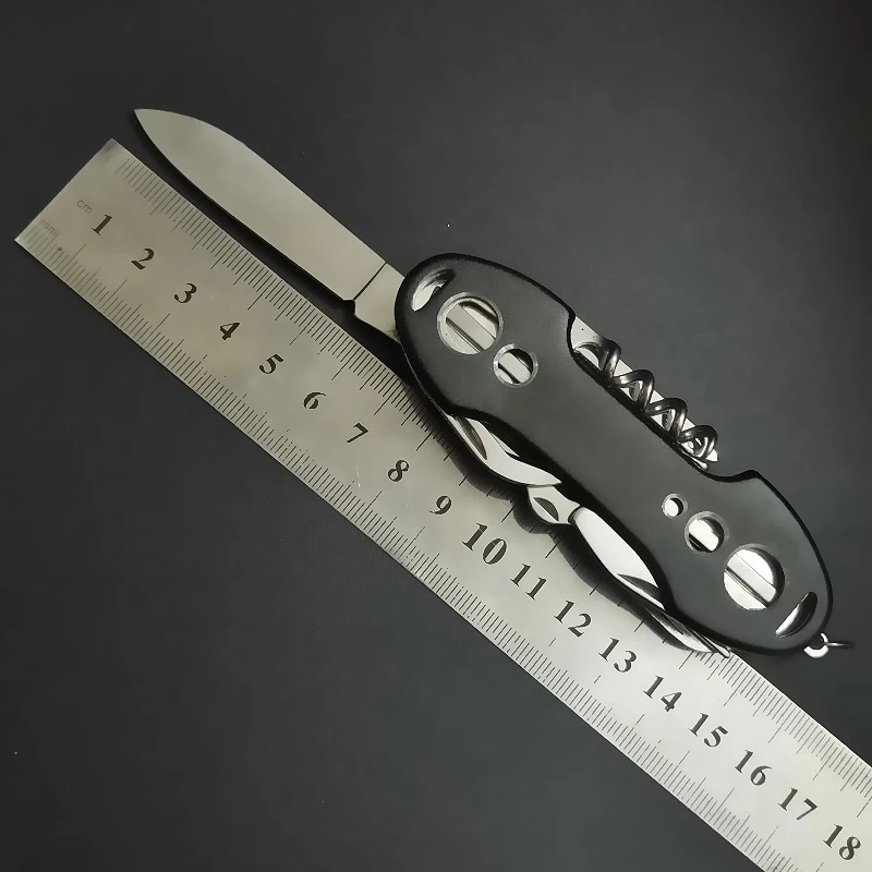 Multi-Functional Swiss 91mm Folding Knife Stainless Steel Multi Tool Army Knives Pocket Hunting Outdoor Camping Survival Knife