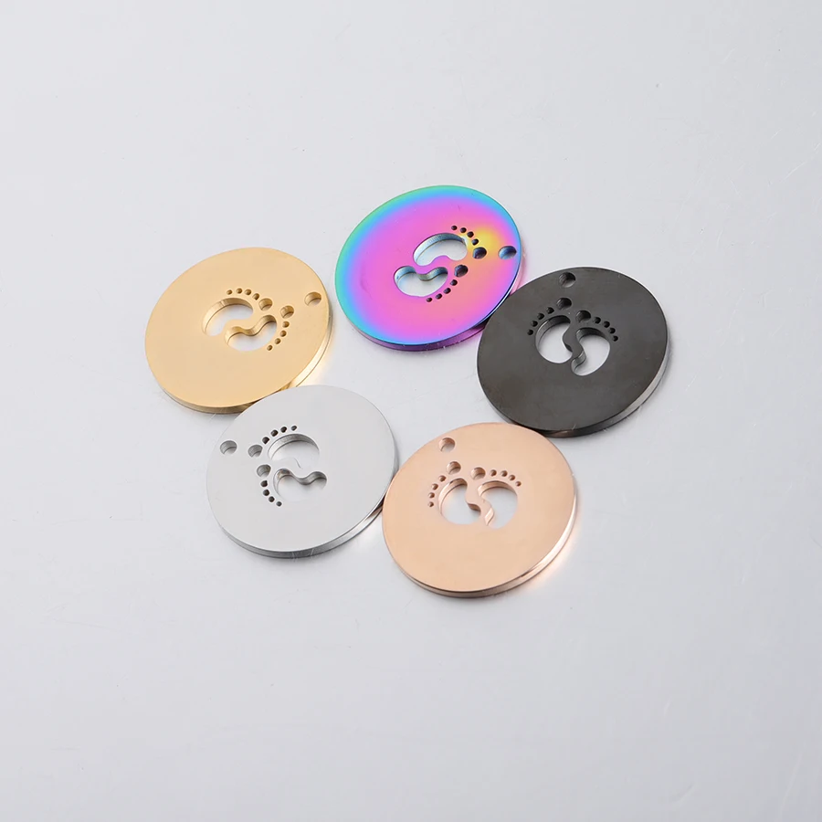 Fnixtar полые детские ножки Круглый Шарм зеркальная полированная нержавеющая сталь