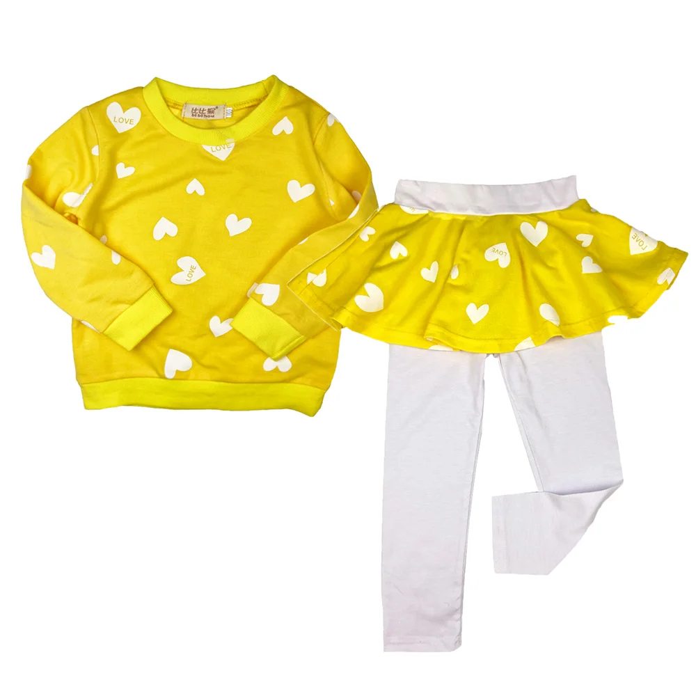 Детский хлопковый комплект из свитшота и брюк с длинным рукавом|Комплекты одежды