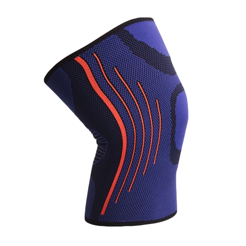 Эластичный нейлоновый спортивный компрессионный наколенник для фитнеса бега