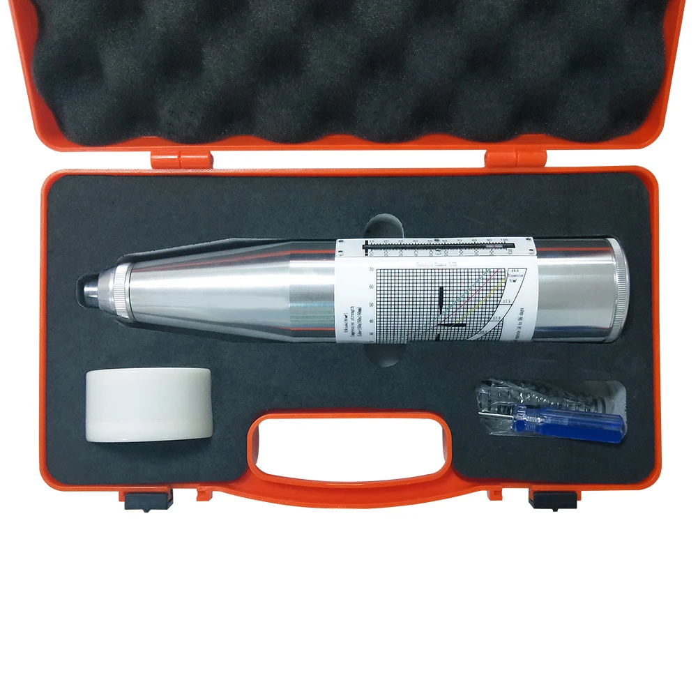 

Silver NDT Scale Mechanical Concrete Schmidt Test Rebound Hammer