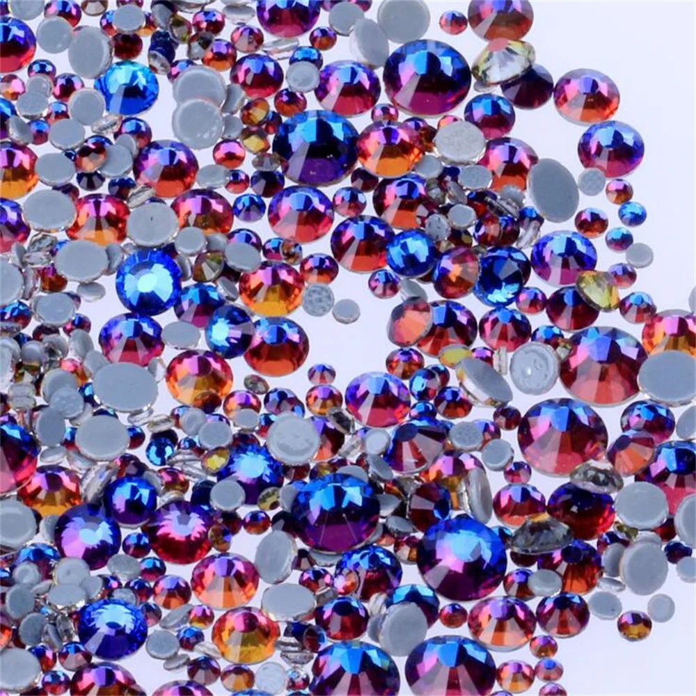 

Blue flame All Sizes Crystal AB Hotfix Rhinestones,Glass Strass Hotfix Rhinestones For Nail Art & Fabric Decoretions