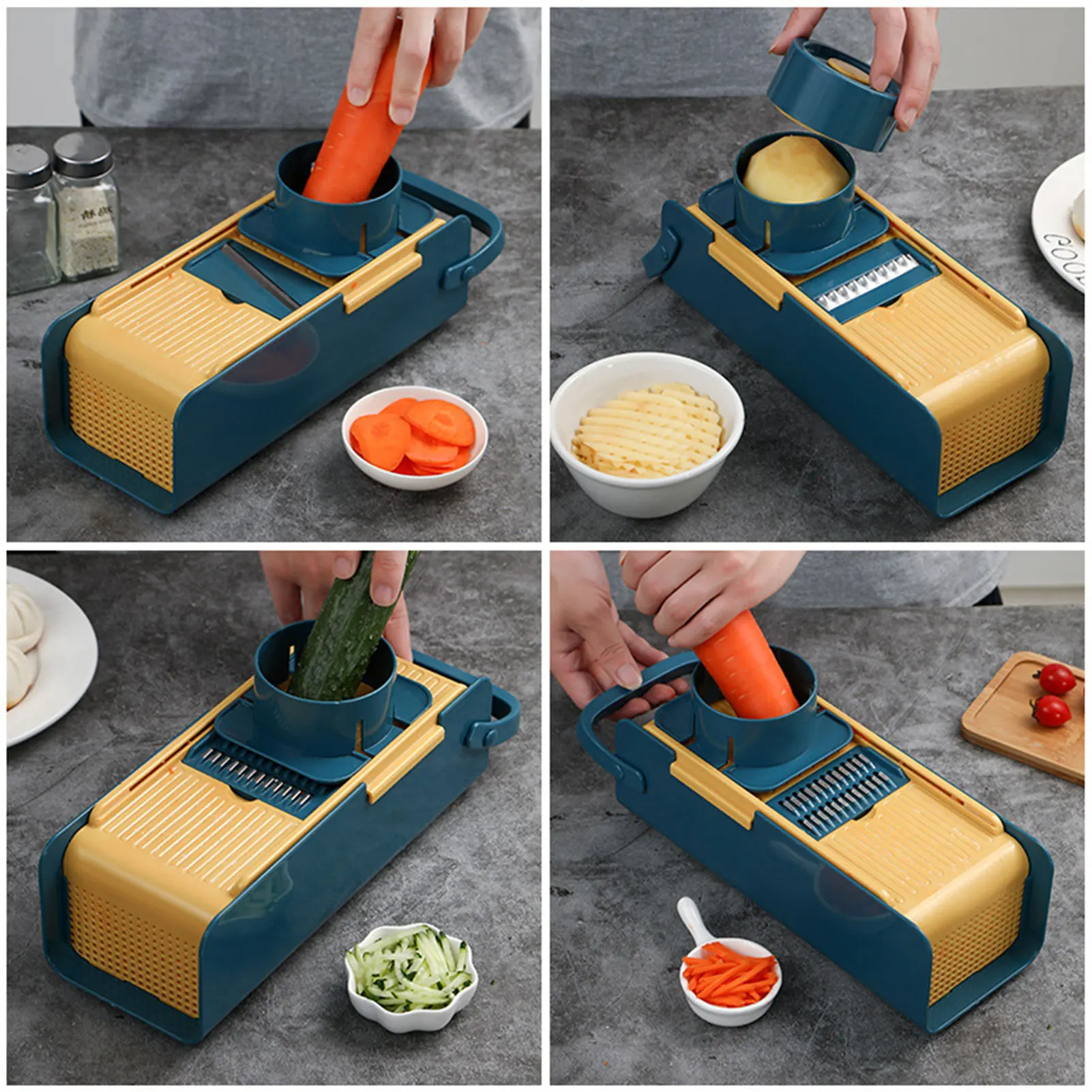 

Multifunctional Vegetable Slicer Cutter Kitchen Accessories Papaya Cutter Fruit Peeler Potato Carrot Shaver Slicer Driver tools