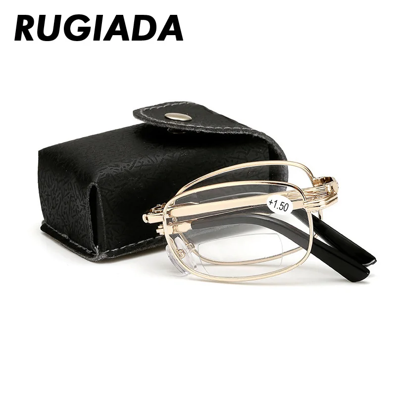 RUGIADA сплав анти УФ Складные очки для чтения мужской и женский оптический