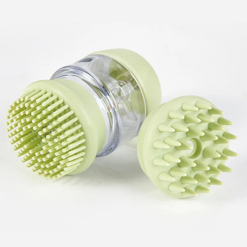 

Pet Cat Bath Comb Silica Gel Massage Soft Cat Bath Brush Double Comb Cat Grooming Care Glove Dog Brush Shampoo Dispenser For Cat