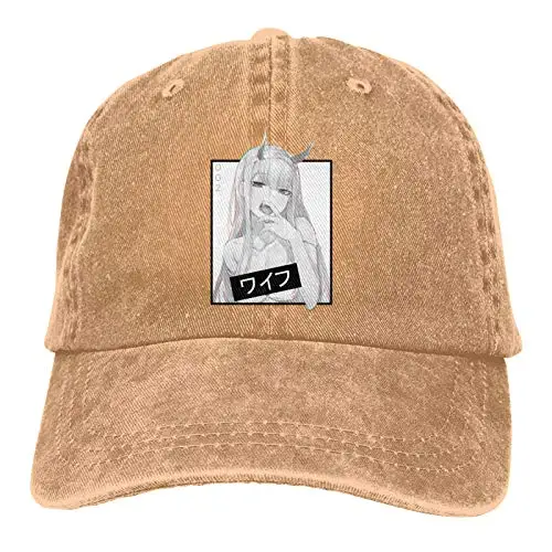 

2020 Best Selling Night Butterfly Anime Girl Lewd Waifu Retro Denim Cap Adjustable Unisex Plain Baseball Cowboy Hat Anime Hats