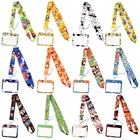 ER1288 черный кошка, демон, убийца, шнурок, ID бейдж, держатель, мультфильм, тренажерный зал, телефонный ремень, USB бейдж, держатель сделай сам, веревка, ювелирные изделия, детские подарки