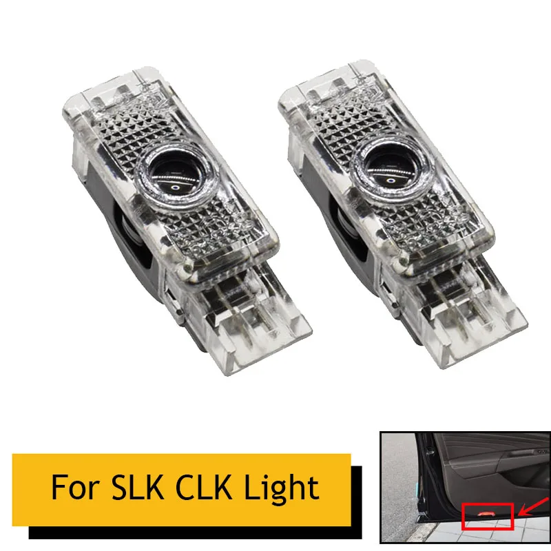 

2 части Projecteur de fantôme для porte de voiture. Для камеры W203 Class C 2001-2007 SLK CLK SLR R171 R199 W209