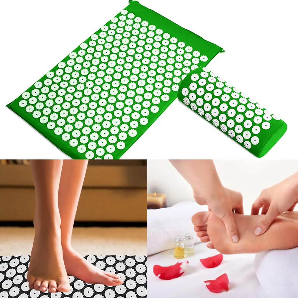 Лучший Lotus Спайк иглоукалывание Тип шиацу массажер коврик подушка для занятий