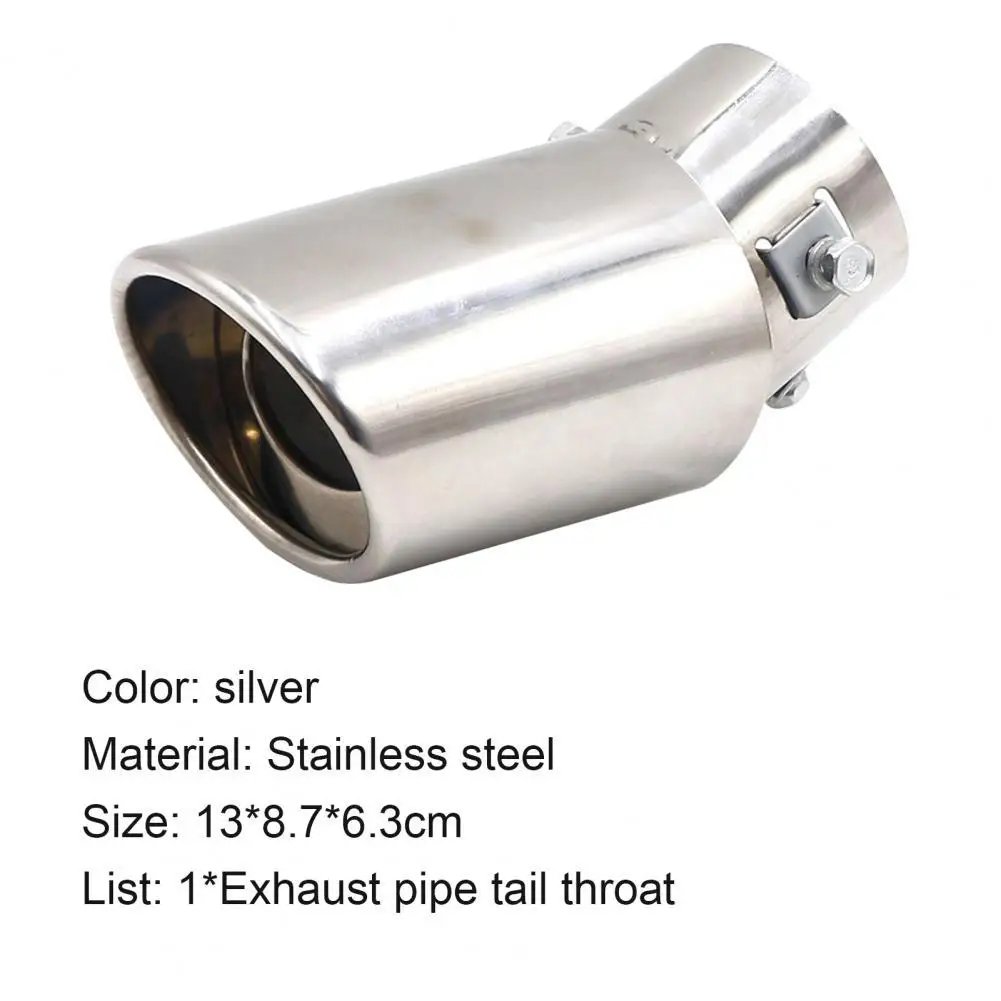 

80%HOT Exhaust Tip Pipe Heat-resistant Anti-corrosion Stainless Steel Curved Car Muffler Tip Exhaust Pipe for Truck