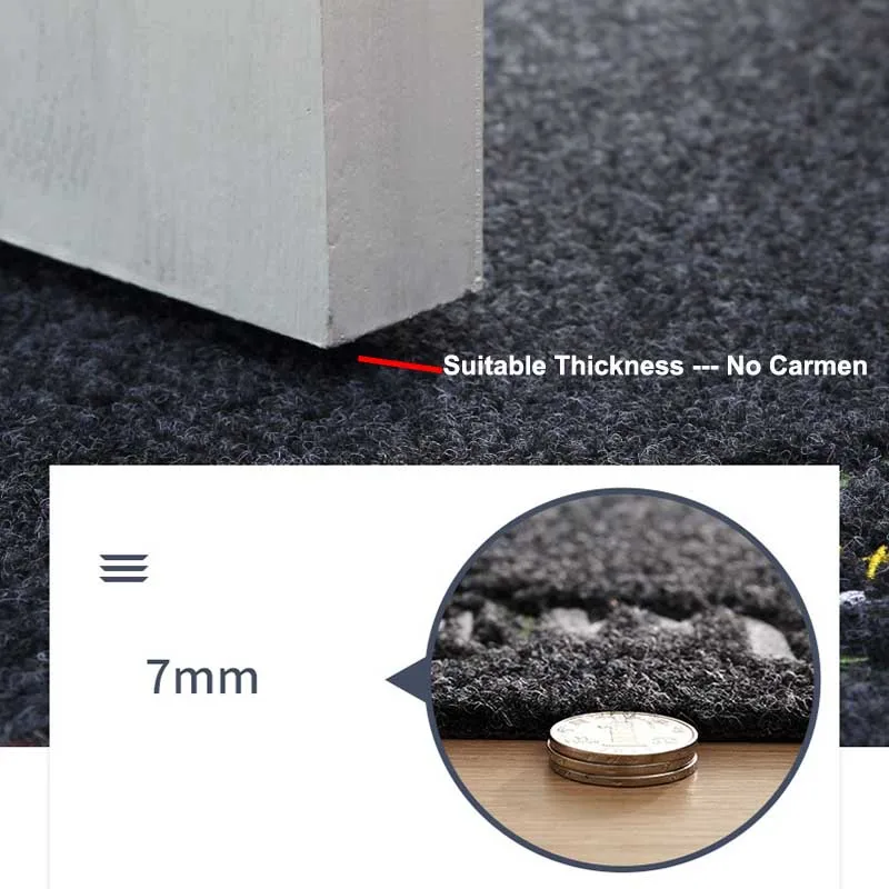 Напольный коврик для дверей прямоугольные серые верблюда антикоррозийные