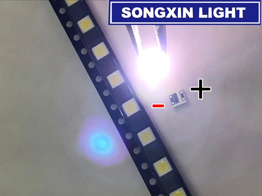 1000 шт. для SHARP светодиодный ремонт ТВ Применение ЖК-дисплей Подсветка 1 Вт 3В 3535 3537