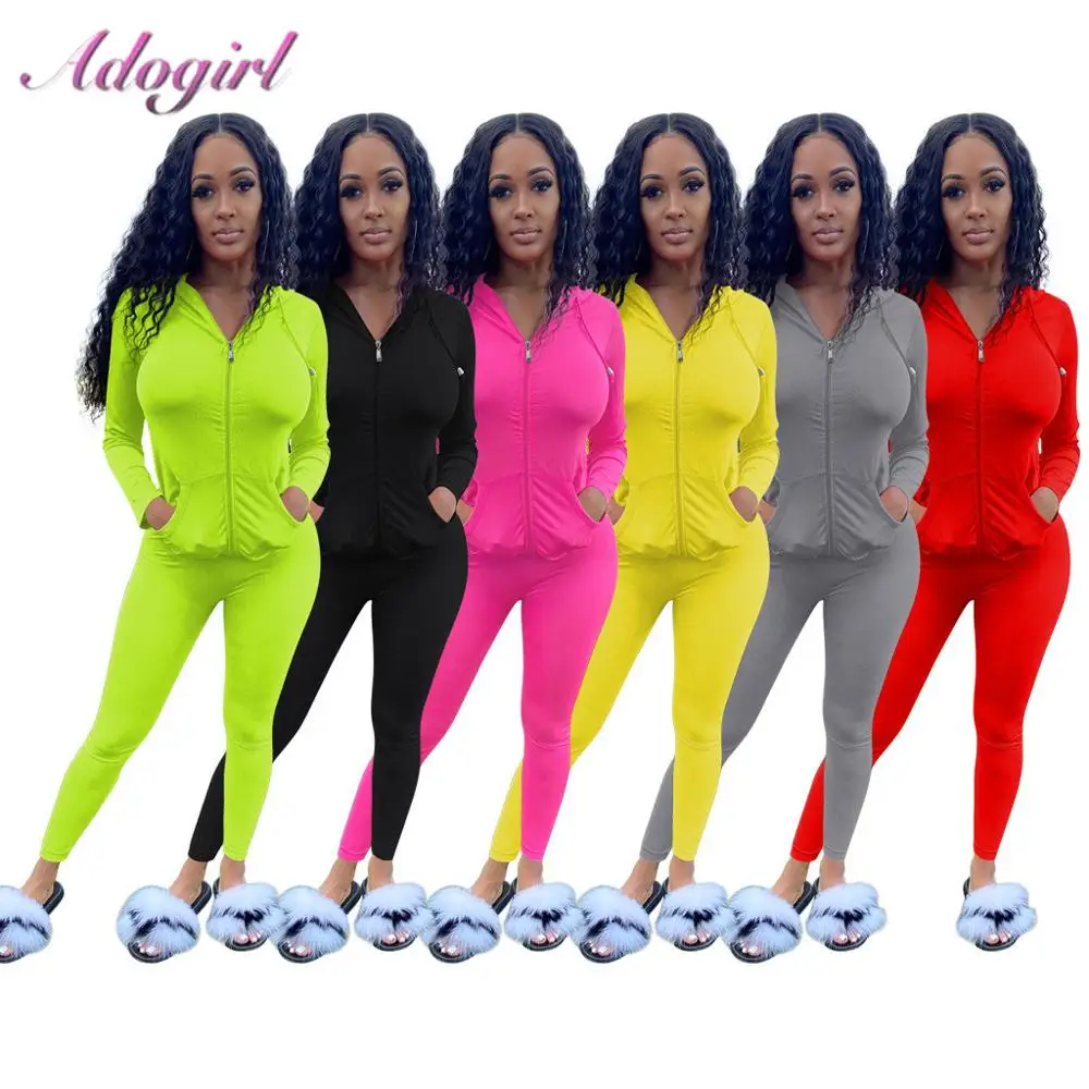 Осенние женские комплекты однотонные Женские топы с длинным рукавом джоггеры