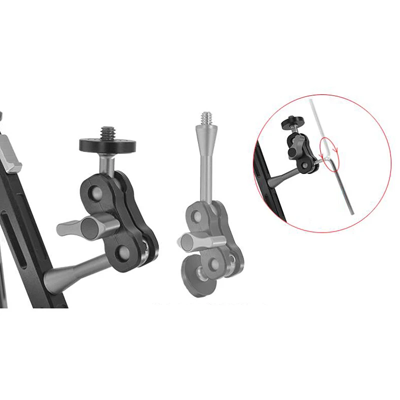 YJ B13L Волшебная ручная Соединительная рукоятка Штатив для мобильного телефона