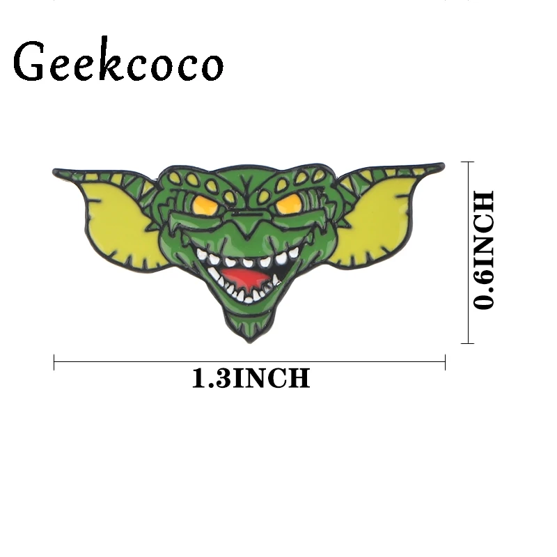 Мультфильм каваи Gremlins жесткая эмаль броши Металлические Булавки para ropa для детской обуви одежда рюкзак diy ремесло украшение J0741