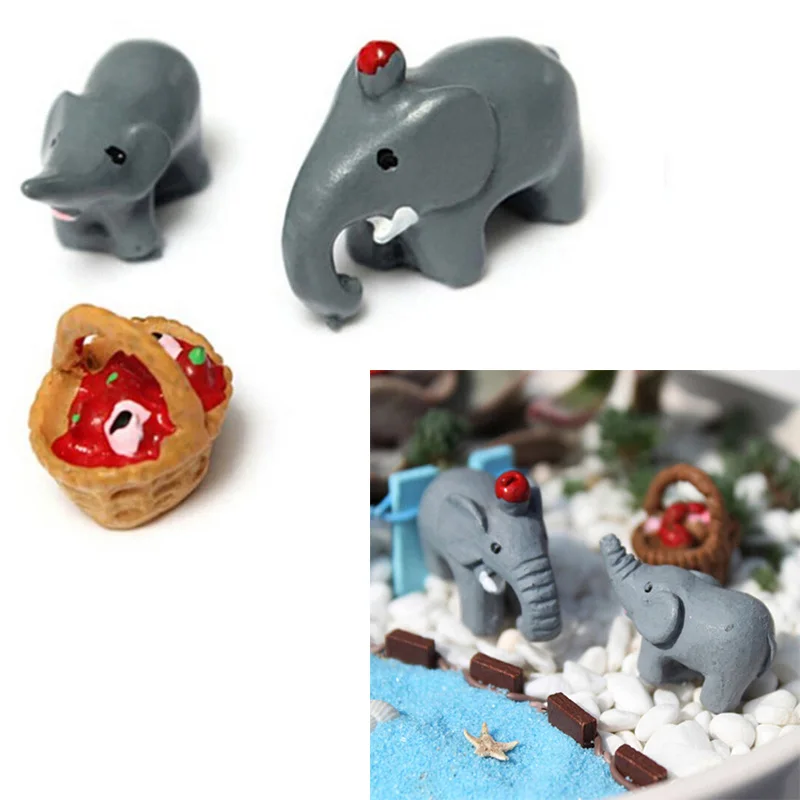 

3pcs Miniature Plant Pots Bonsai Craft Micro Landscape DIY Decor