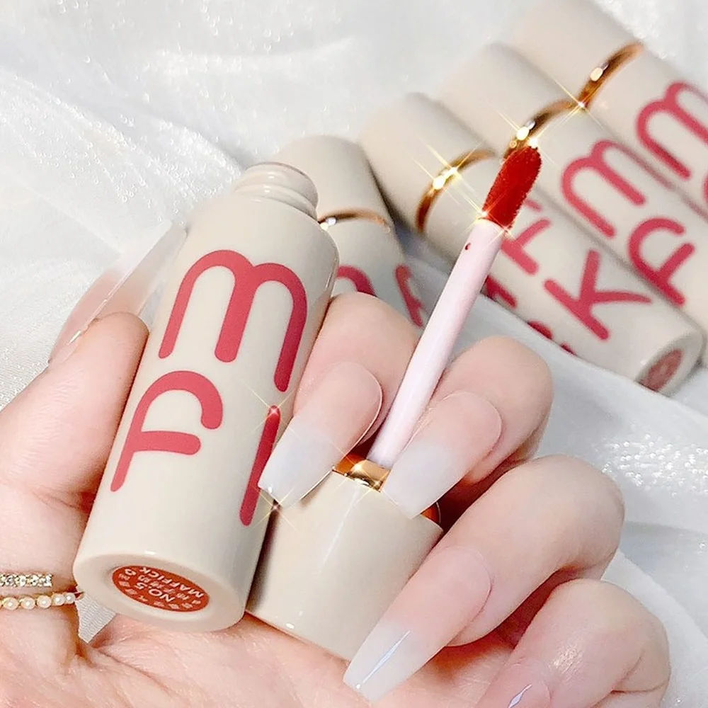 

MAFFICK воздушная губная грязь для губ и щек двойное использование текстура Изысканная зеркальная матовая Натуральная губная помада для начин...