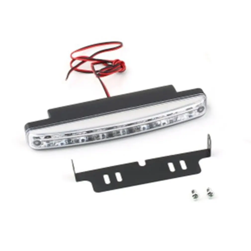 Universal 12V 8LED Car Daytime Running Light Fog Lamp Car Driving Light Super Bright White Light Auxiliary Lamp