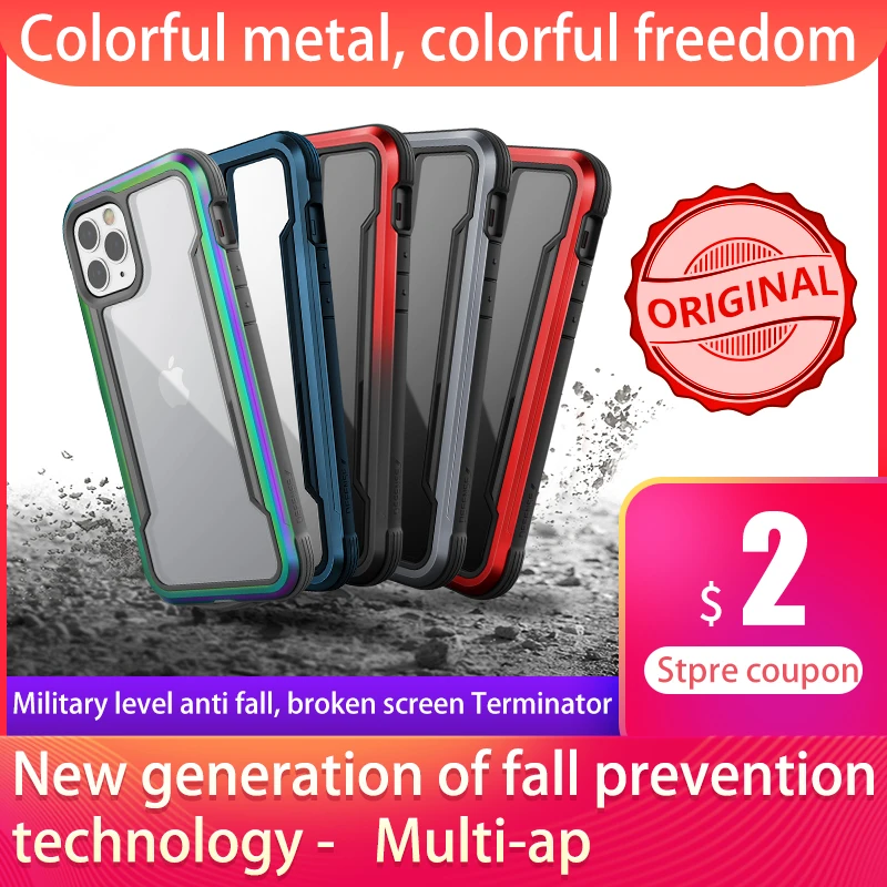Защитный чехол X Doria для iPhone 12 Mini в стиле милитари с испытанием на падение Pro Max