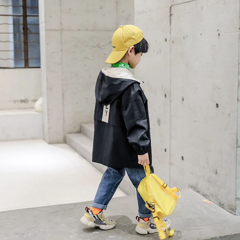 Детская куртка ветровки в стиле пэчворк для мальчиков Повседневные детские