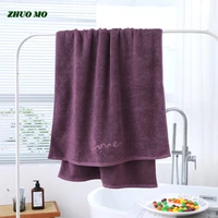 embroidered couple bath towel bathroom for adults 100 cotton love gift 70140cm home super absorbent pink purple green towel