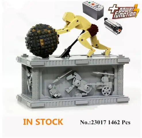 23017 оригинальная техническая серия MOC Sisyphus движущийся набор 1518 строительные блоки 1462 шт Кирпичи Игрушки совместимы с Bela