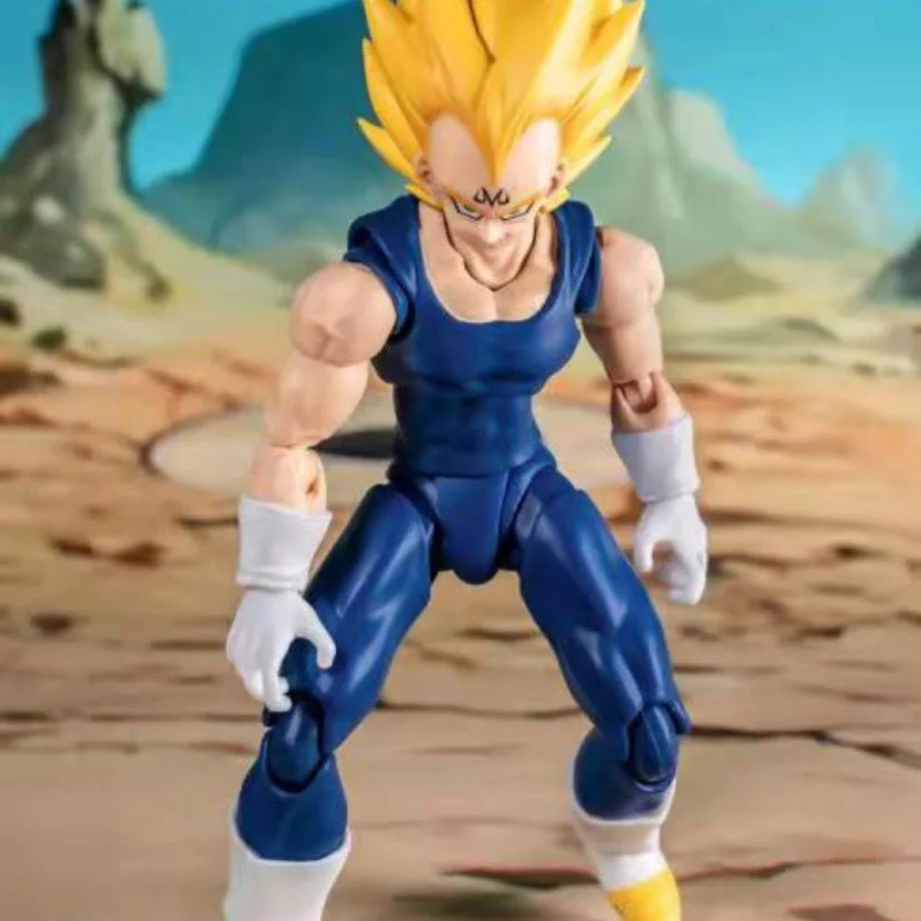 Фигурка из аниме Драконий жемчуг Z экшн-фигурка Dbz Proud Prince Ssj Vegeta собирающая